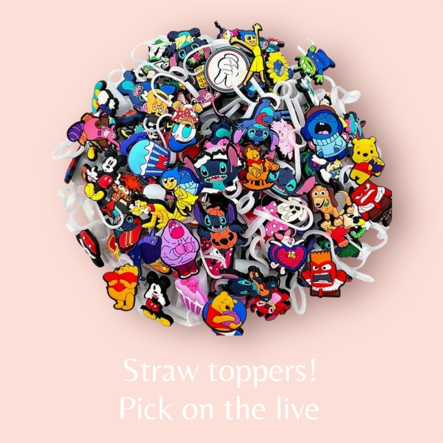 CHOOSE 1x straw topper (check live for it to be in stock!)