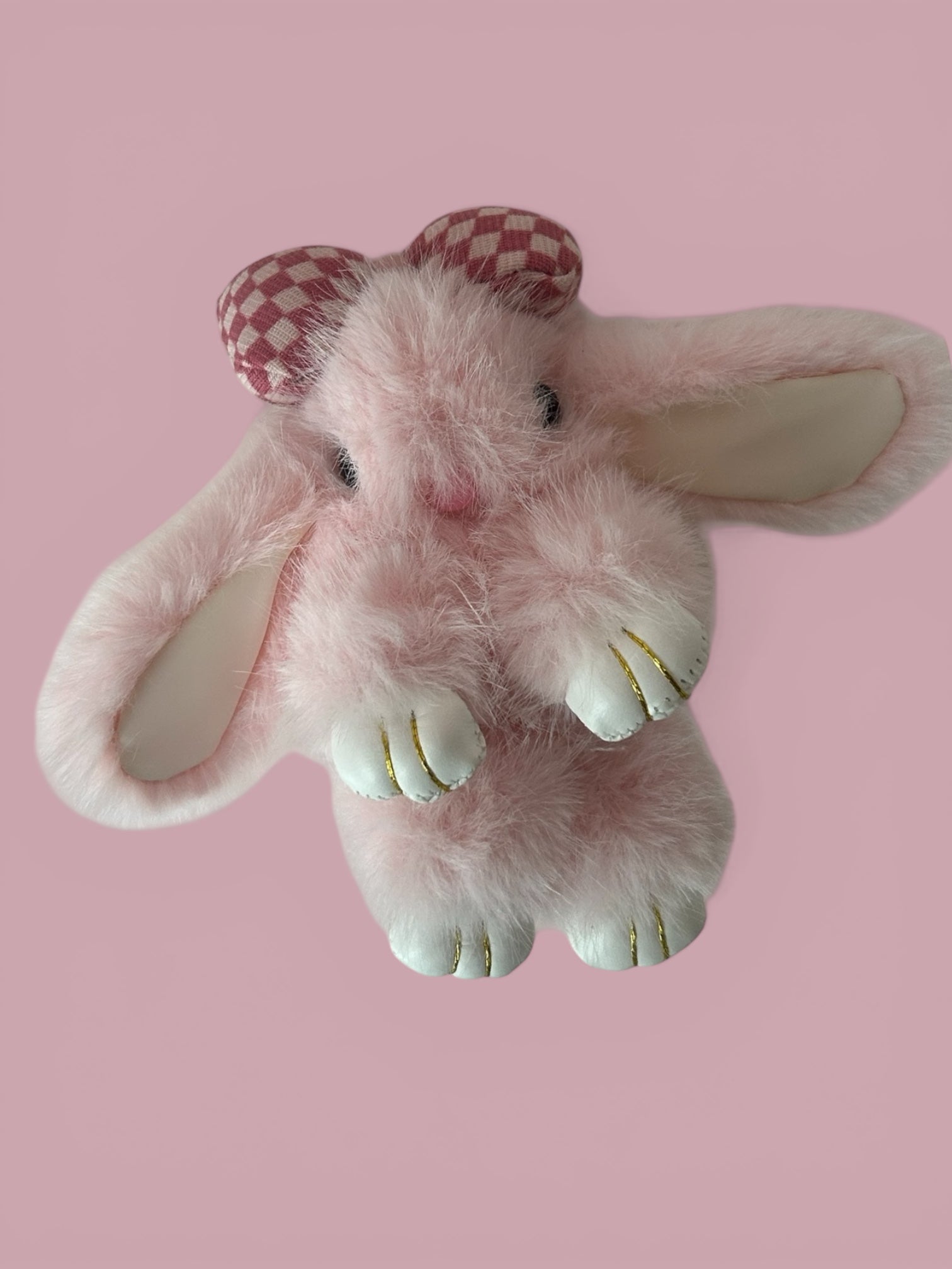 Baby Pink Bunny Keyring