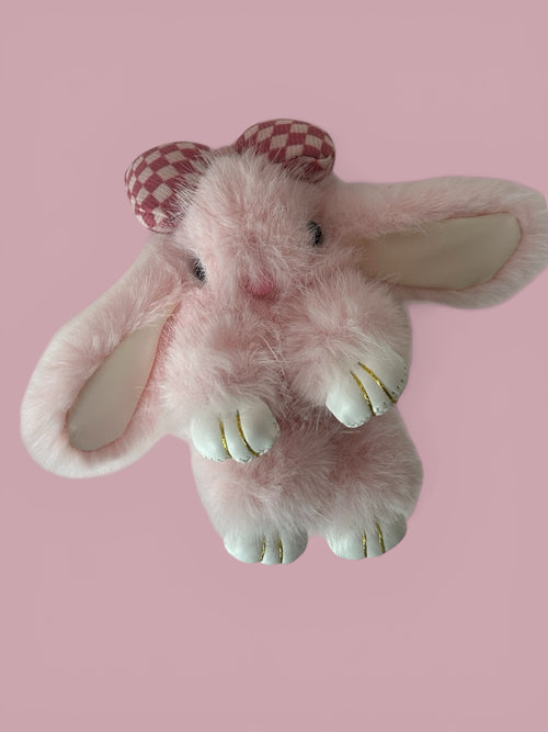Baby Pink Bunny Keyring